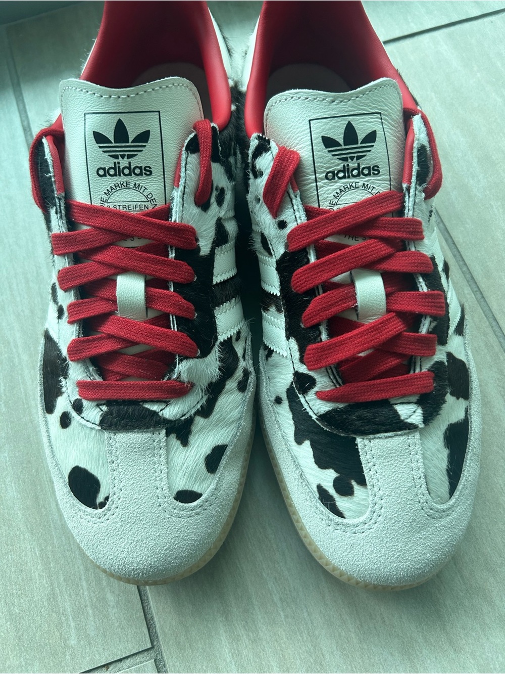 Adidas Samba OC Sneakers Cow Animal Print - Picture 4 of 5